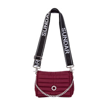 Andrea Cherry with two Straps (Chain Strap/ Black and White Adjustable Strap)