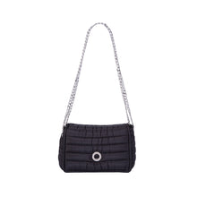 Andrea Black with two Straps (Chain Strap/ Beige Adjustable Strap)