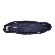 Básica Navy Blue, Top Zipper, Shoulder Bag