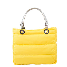 Básica Yellow, Top Zipper, Shoulder Bag with Silver Strap