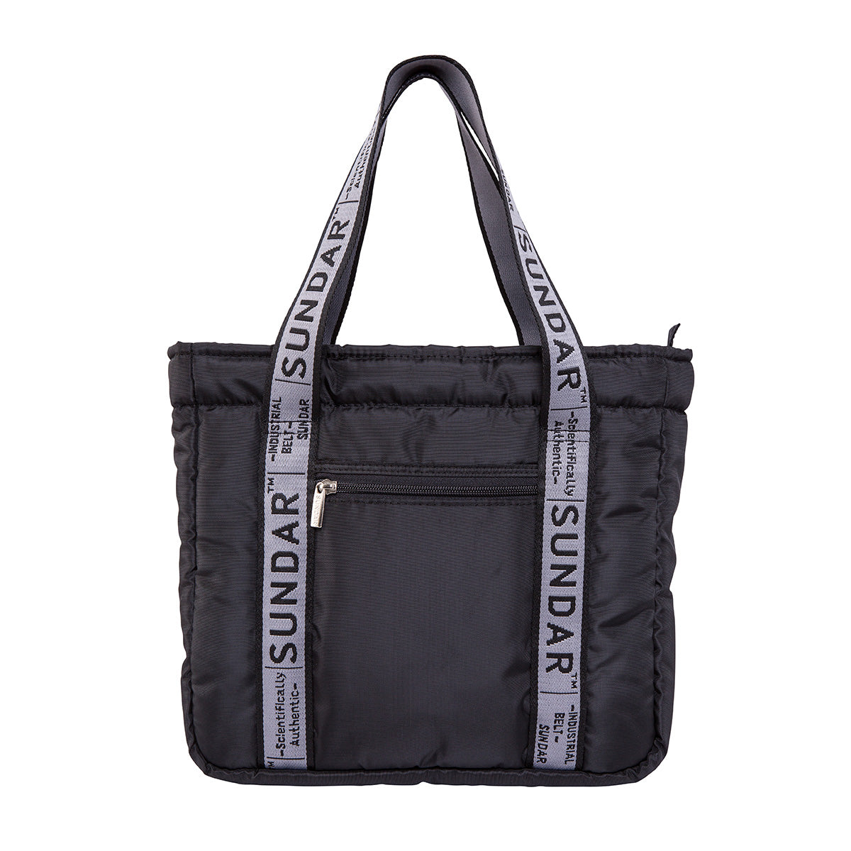 Básica Black,  Shoulder Bag 2020 with Black and Gray Ribbon Strap